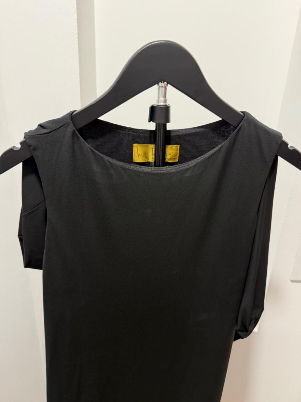 Nicole Miller Black Sleeveless Dress